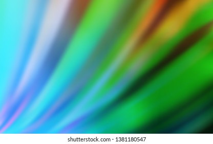 Light Blue, Green vector abstract layout. A completely new colored illustration in blur style. Blurred design for your web site.