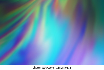 Light Blue, Green vector abstract bright texture. Glitter abstract illustration with gradient design. The best blurred design for your business.