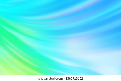 Light Blue, Green vector abstract bright template. A completely new colored illustration in blur style. Background for designs.