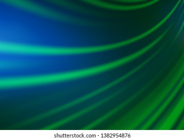 Light Blue, Green vector abstract blurred pattern. A vague abstract illustration with gradient. The blurred design can be used for your web site.