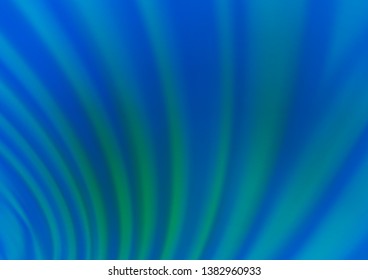 Light Blue, Green vector abstract template. A completely new color illustration in a bokeh style. The best blurred design for your business.