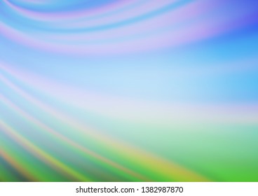 Light Blue, Green vector abstract blurred background. Colorful illustration in blurry style with gradient. A completely new design for your business.