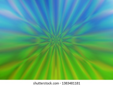 Light Blue, Green vector abstract template. A completely new color illustration in a bokeh style. The background for your creative designs.