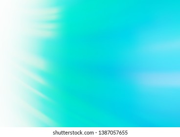 Light Blue, Green vector abstract template. A vague abstract illustration with gradient. The blurred design can be used for your web site.