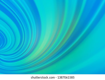 Light Blue, Green vector abstract blurred template. A completely new color illustration in a bokeh style. The best blurred design for your business.