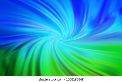 Light Blue, Green vector abstract layout. Creative illustration in halftone style with gradient. Completely new design for your business.