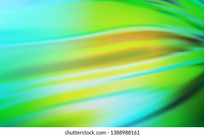 Light Blue, Green vector abstract bright template. A completely new colored illustration in blur style. Blurred design for your web site.