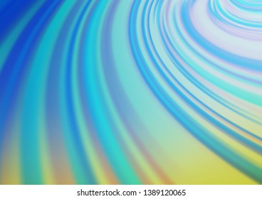 Light Blue, Green vector abstract template. A completely new color illustration in a bokeh style. A completely new template for your design.