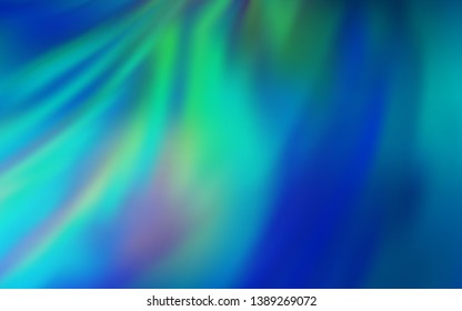 Light Blue, Green vector abstract layout. A completely new colored illustration in blur style. New style design for your brand book.