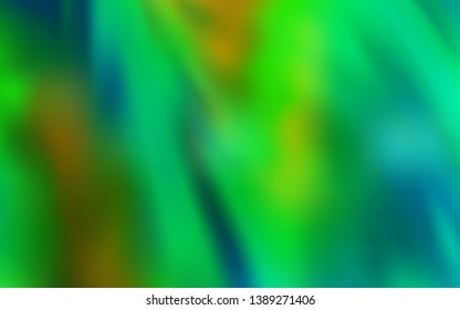 Light Blue, Green vector abstract bright texture. An elegant bright illustration with gradient. New style design for your brand book.