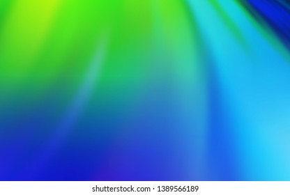 Light Blue, Green vector abstract layout. Colorful abstract illustration with gradient. Background for designs.