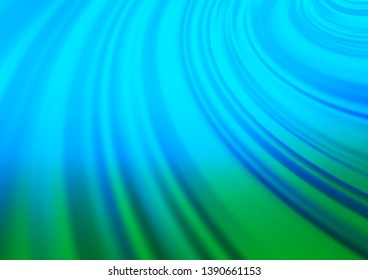 Light Blue, Green vector abstract blurred template. An elegant bright illustration with gradient. The template for backgrounds of cell phones.