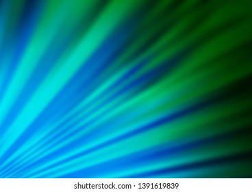Light Blue, Green vector abstract blurred template. Colorful abstract illustration with gradient. The template can be used for your brand book.