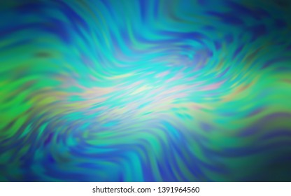 Light Blue, Green vector abstract blurred background. Colorful illustration in abstract style with gradient. New style design for your brand book.