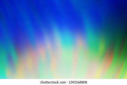 Light Blue, Green vector abstract blurred background. A completely new colored illustration in blur style. New style design for your brand book.
