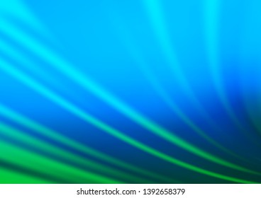 Light Blue, Green vector abstract bright template. An elegant bright illustration with gradient. The template can be used for your brand book.