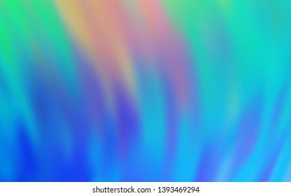 Light Blue, Green vector abstract blurred layout. Colorful illustration in abstract style with gradient. New style design for your brand book.