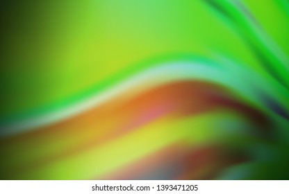 Light Blue, Green vector abstract layout. Creative illustration in halftone style with gradient. Completely new design for your business.