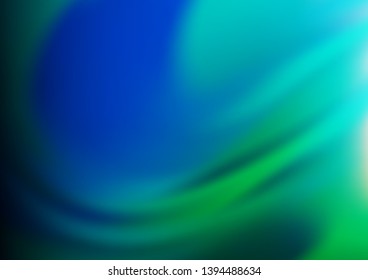 Light Blue, Green vector abstract blurred template. Shining colorful illustration in a Brand new style. The elegant pattern for brand book.