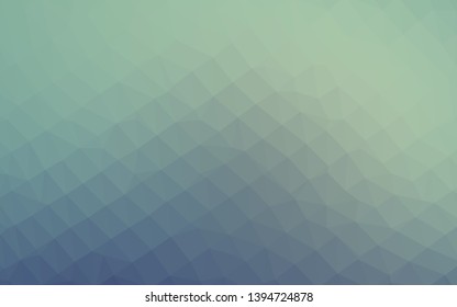 Light Blue, Green vector abstract mosaic backdrop. An elegant bright illustration with gradient. Brand new style for your business design.