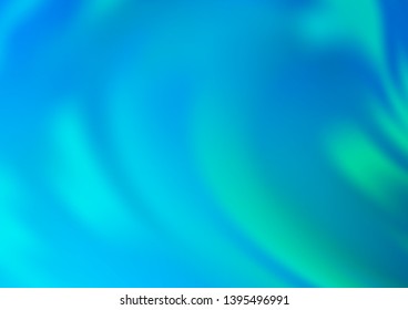 Light Blue, Green vector abstract template. Glitter abstract illustration with an elegant design. Brand new design for your business.