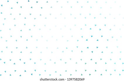 Light Blue, Green vector  abstract mosaic background. Colorful illustration in polygonal style with gradient. Triangular pattern for your design.