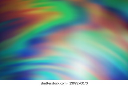 Light Blue, Green vector abstract bright pattern. Glitter abstract illustration with gradient design. Background for designs.
