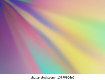 Light Blue, Green vector abstract template. Colorful illustration in blurry style with gradient. A completely new design for your business.