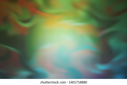 Light Blue, Green vector abstract bright texture. Glitter abstract illustration with gradient design. Elegant background for a brand book.