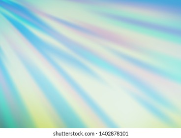 Light Blue, Green vector abstract background. A completely new color illustration in a bokeh style. A completely new template for your design.