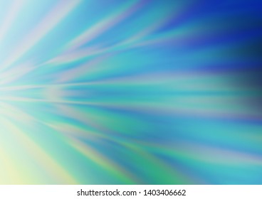 Light Blue, Green vector abstract bright background. Colorful illustration in blurry style with gradient. The elegant pattern for brand book.
