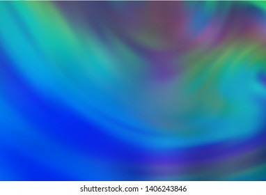 Light Blue, Green vector abstract blurred background. An elegant bright illustration with gradient. New style for your business design.