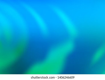 Light Blue, Green vector abstract template. Colorful illustration in abstract style with gradient. Brand new design for your business.