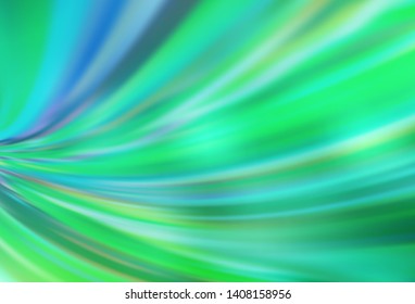 Light Blue, Green vector abstract bright pattern. Creative illustration in halftone style with gradient. Blurred design for your web site.