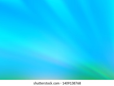 Light Blue, Green vector abstract bright template. A completely new color illustration in a bokeh style. A completely new template for your design.
