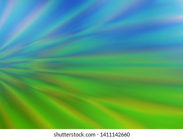 Light Blue, Green vector abstract blurred pattern. An elegant bright illustration with gradient. The blurred design can be used for your web site.