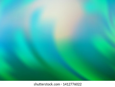 Light Blue, Green vector abstract blurred template. Shining colorful illustration in a Brand new style. The template for backgrounds of cell phones.