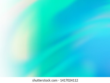 Light Blue, Green vector abstract blurred background. Colorful illustration in blurry style with gradient. A completely new design for your business.