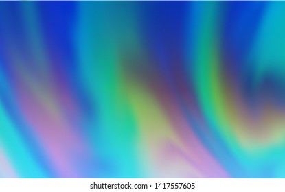 Light Blue, Green vector abstract blurred background. Shining colored illustration in smart style. Background for a cell phone.