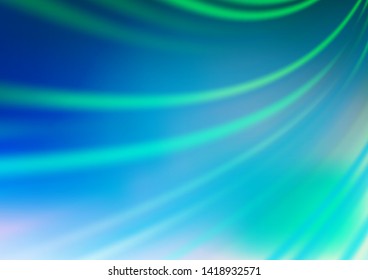 Light Blue, Green vector abstract template. Colorful abstract illustration with gradient. The template can be used for your brand book.