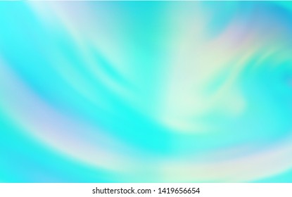Light Blue, Green vector abstract blurred background. Creative illustration in halftone style with gradient. Blurred design for your web site.
