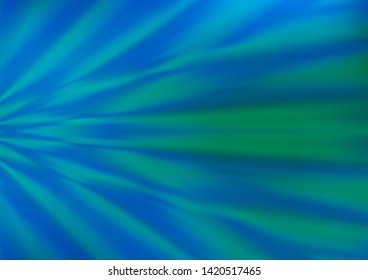 Light Blue, Green vector abstract blurred template. Colorful illustration in abstract style with gradient. The best blurred design for your business.