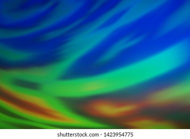 Light Blue, Green vector abstract blurred layout. New colored illustration in blur style with gradient. New style for your business design.