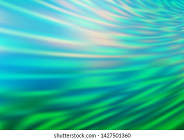 Light Blue, Green vector abstract blurred pattern. Shining colorful illustration in a Brand new style. A completely new template for your design.