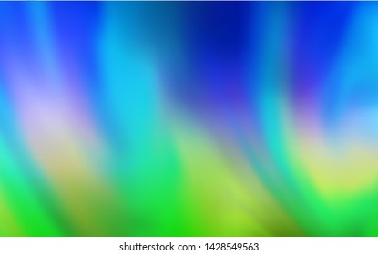 Light Blue, Green vector abstract bright pattern. Colorful illustration in abstract style with gradient. New style for your business design.