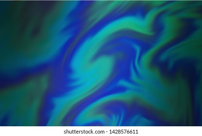 Light Blue, Green vector abstract bright pattern. New colored illustration in blur style with gradient. Background for designs.