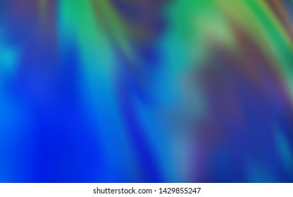 Light Blue, Green vector abstract blurred background. Shining colored illustration in smart style. Smart design for your work.