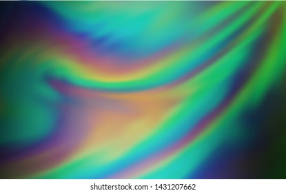 Light Blue, Green vector abstract bright template. Glitter abstract illustration with gradient design. New way of your design.