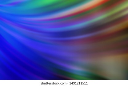 Light Blue, Green vector abstract bright texture. Creative illustration in halftone style with gradient. New design for your business.