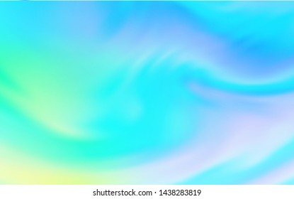 Light Blue, Green vector abstract bright template. Colorful abstract illustration with gradient. Blurred design for your web site.